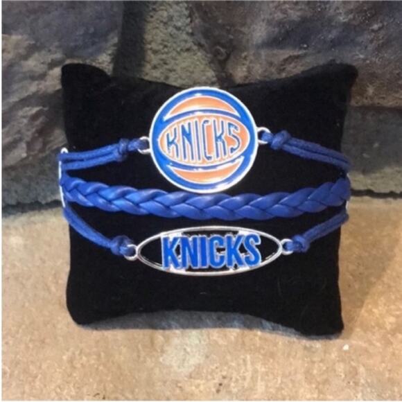 NBA Jewelry - NBA New York Knicks Braided Bracelet